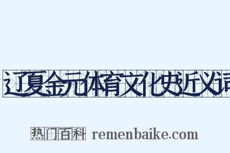 辽夏金元体育文化史近义词是什么意思的图片